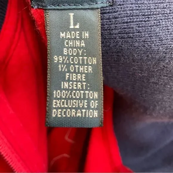 Polo by Ralph Lauren 2012 USA Olympic Team Full Zip Red Sweater Men's Size Large - Picture 14 of 15